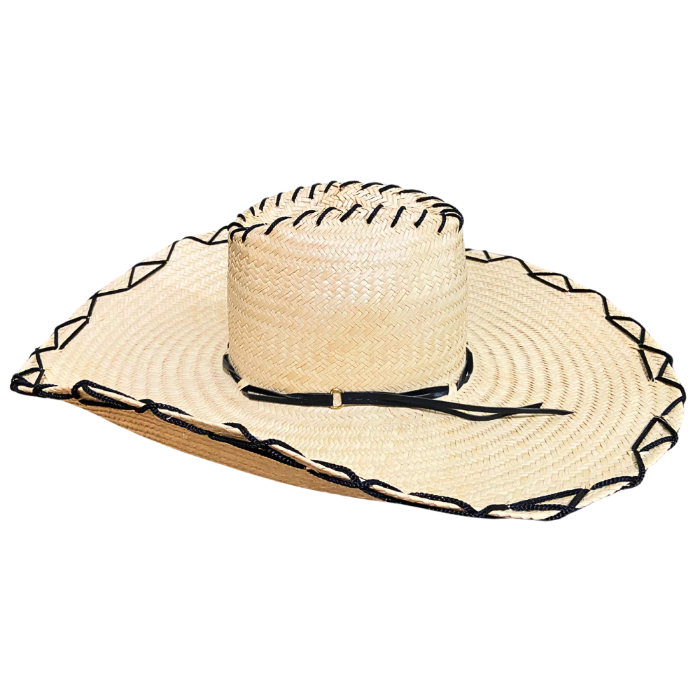 Chapéu modelo Americano estilo muladeiro com bandinha meia lua