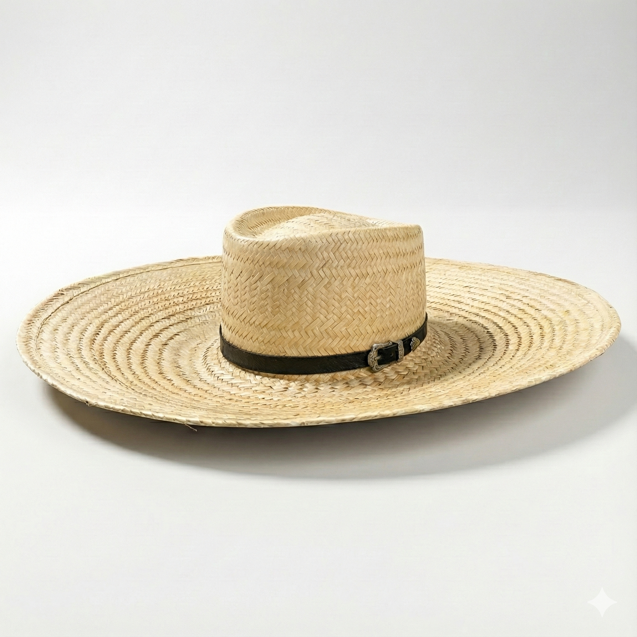 Chapéu modelo Campeiro palha fina com bandinha lisa premium