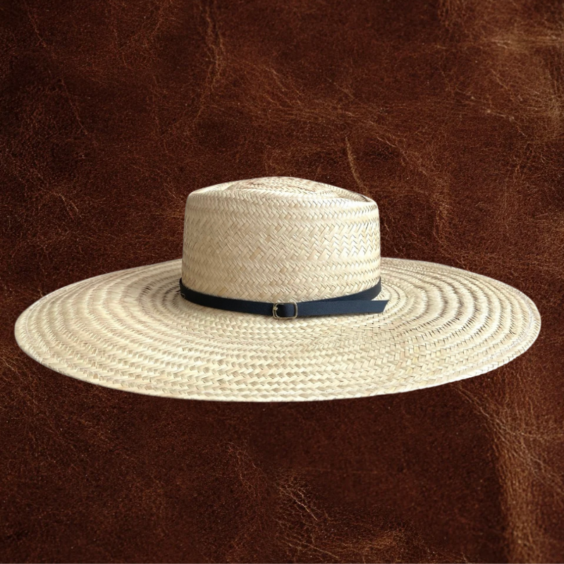 Chapéu modelo Campeiro palha fina com bandinha social