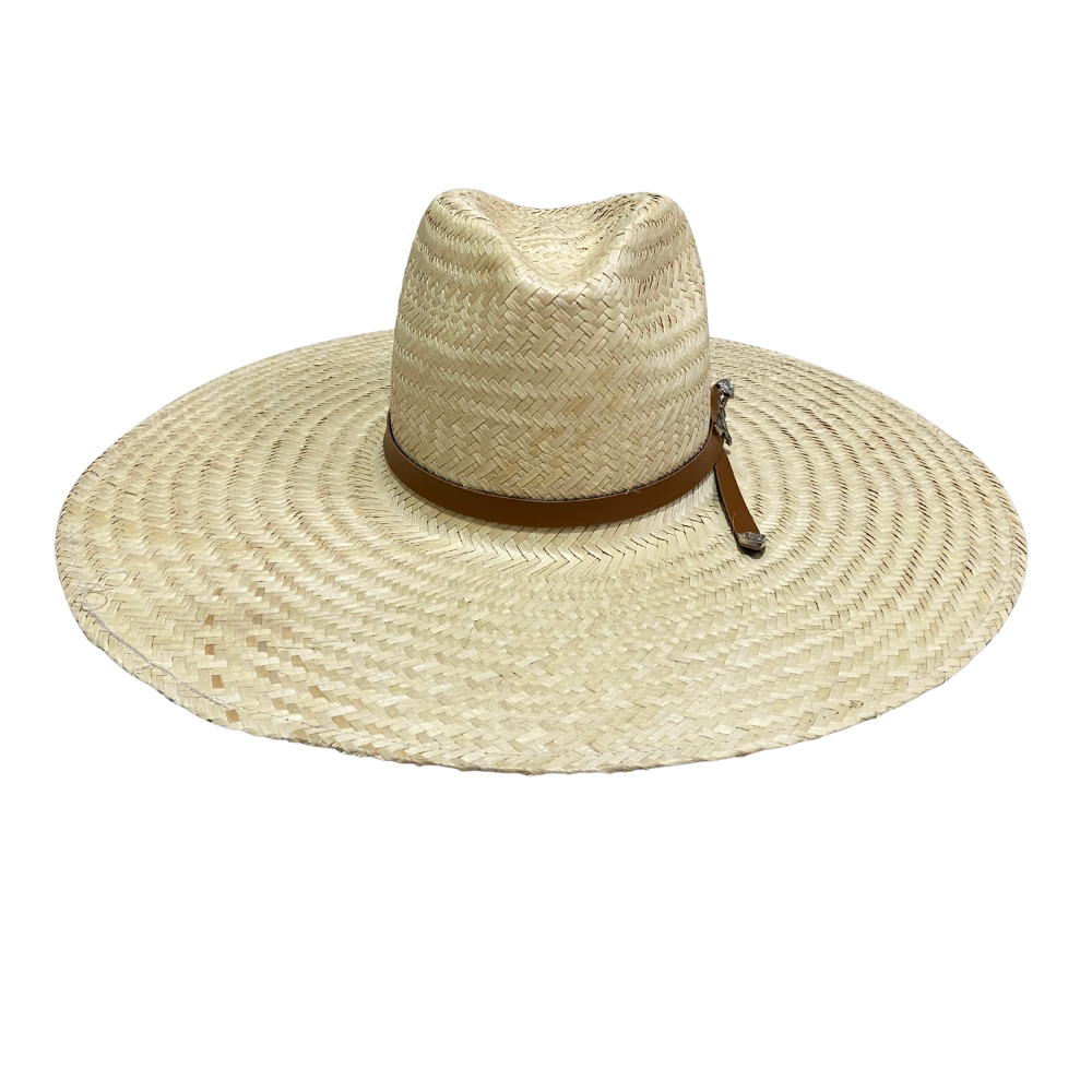 Chapéu modelo Panamá palha fina com bandinha Zebu